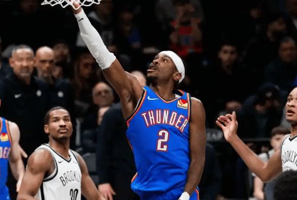 雷霆客场大胜篮网豪取10连胜 球队强势领跑西部